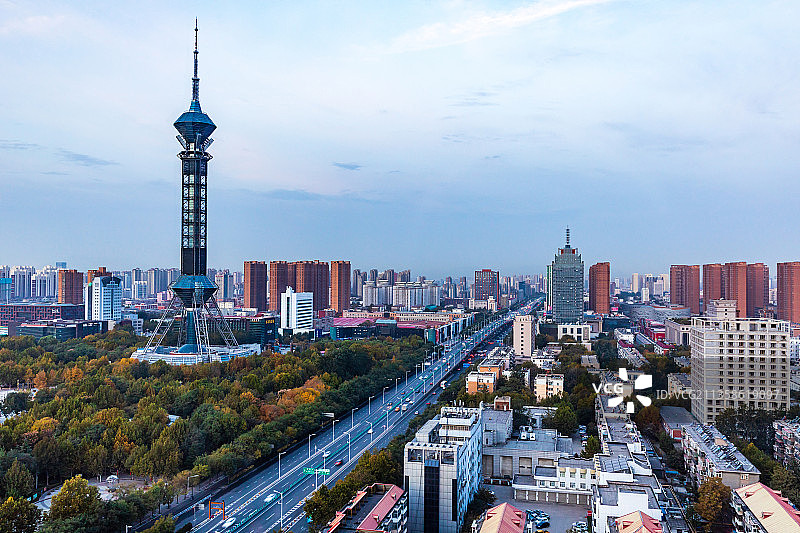 河北石家庄城市风光图片素材