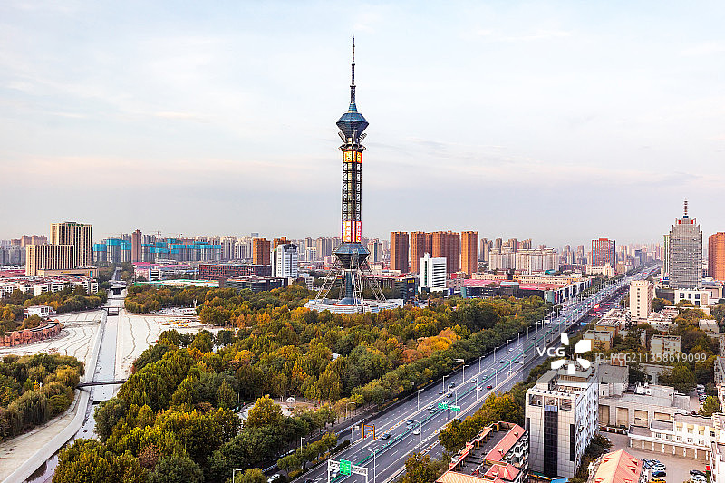 河北石家庄城市风光图片素材