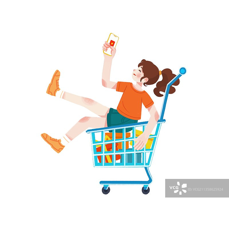插画,双12,购物节,购物车,庆祝,节日,促销,快乐,市场图片素材