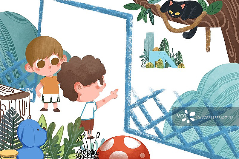 儿童插画图片素材