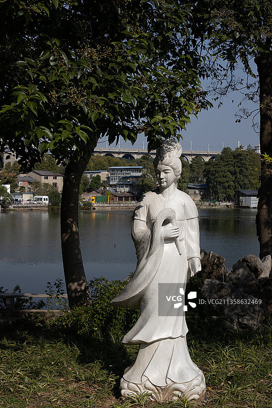 武汉莲花湖公园图片素材