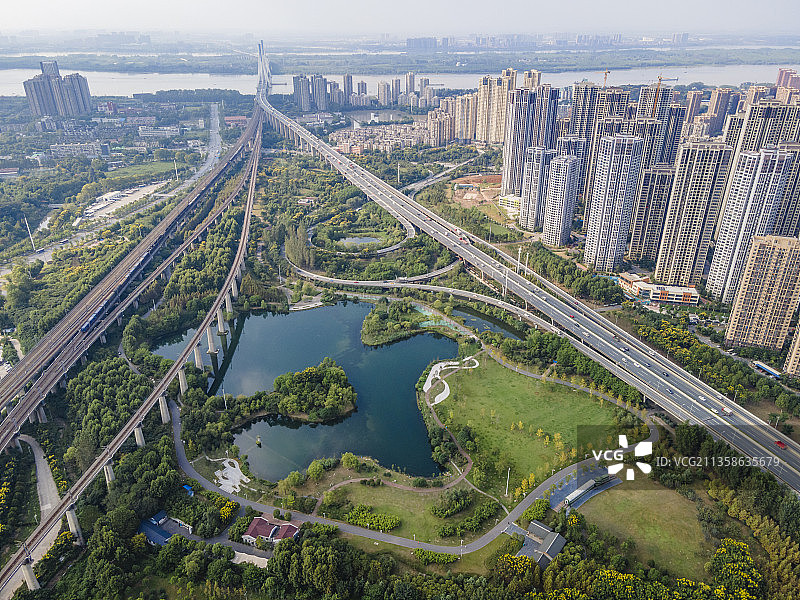 武汉戴家湖公园图片素材