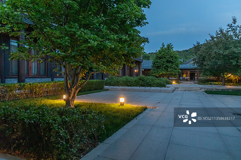 中国园林酒店图片素材