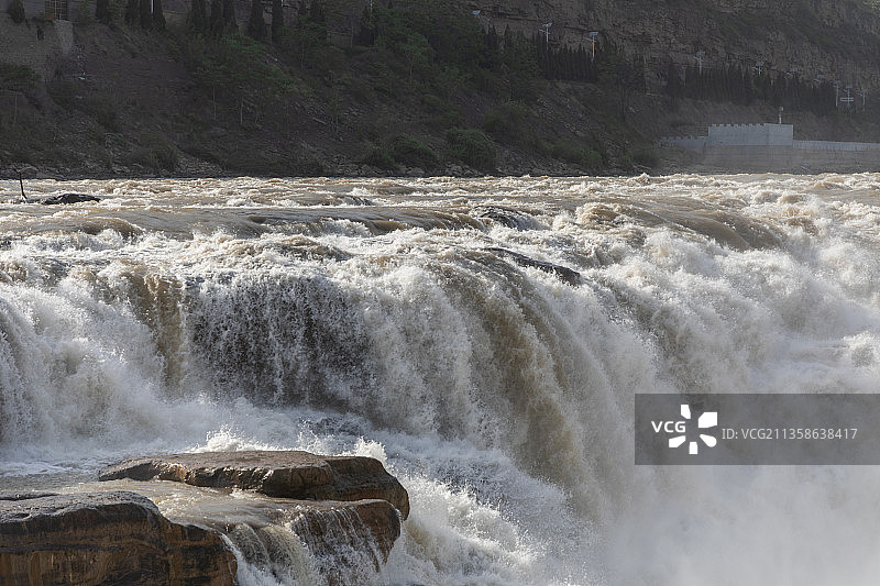 山西省临汾市吉县壶口瀑布图片素材
