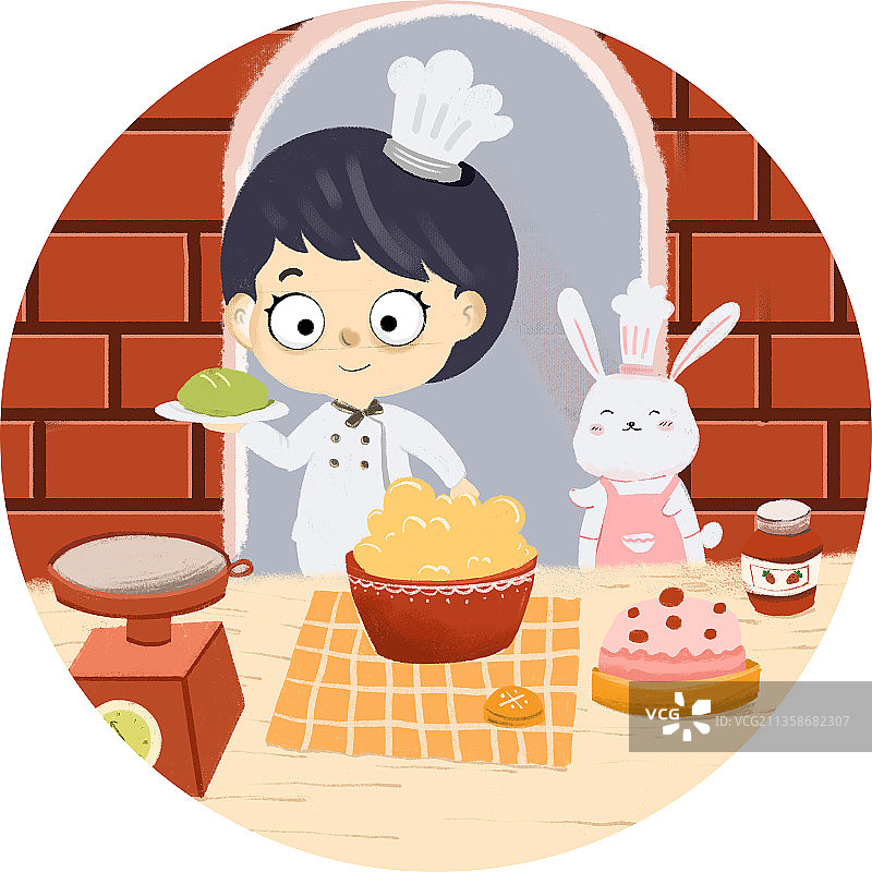 做面包图片素材