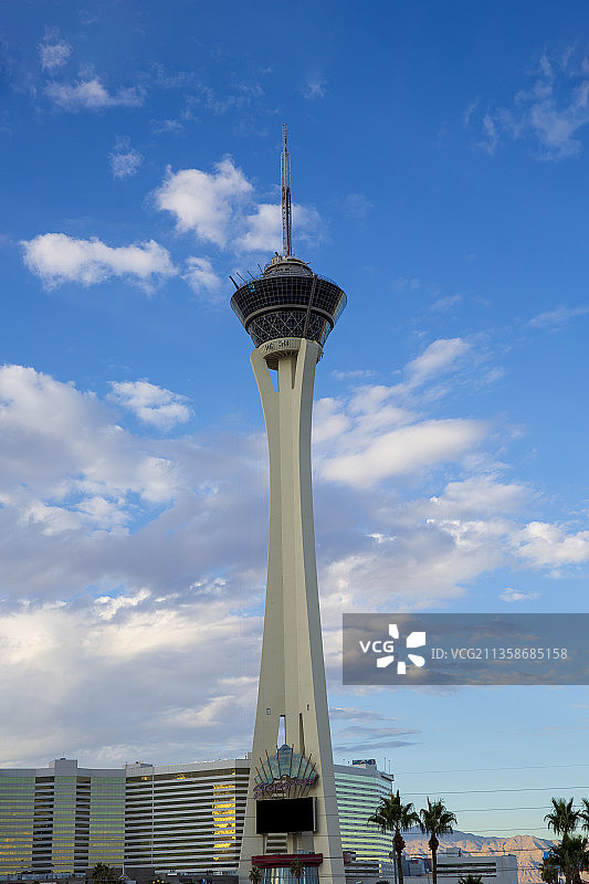 拉斯维加斯电视塔图片素材