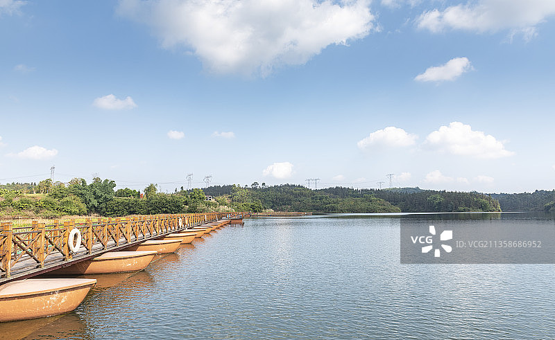 四川省泸州市凤凰湖风景区风光图片素材