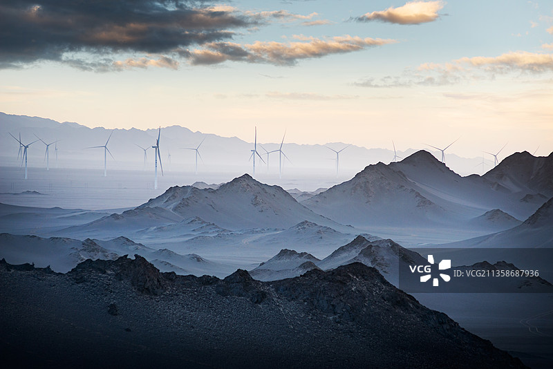 青海黑山戈壁风光图片素材