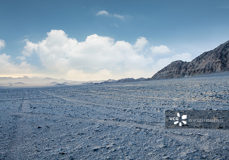 青海黑山戈壁地貌图片素材