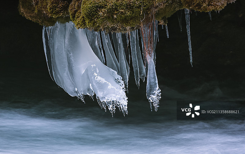 冬日里的九寨沟图片素材