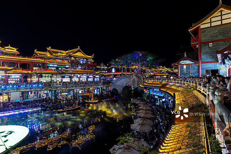 眉山东坡印象水街图片素材