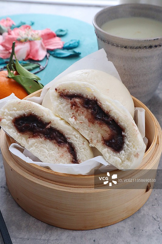 豆沙包图片素材