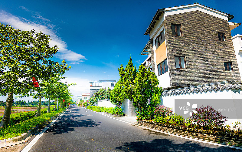 乡村振兴样板村 珠海斗门上洲村图片素材