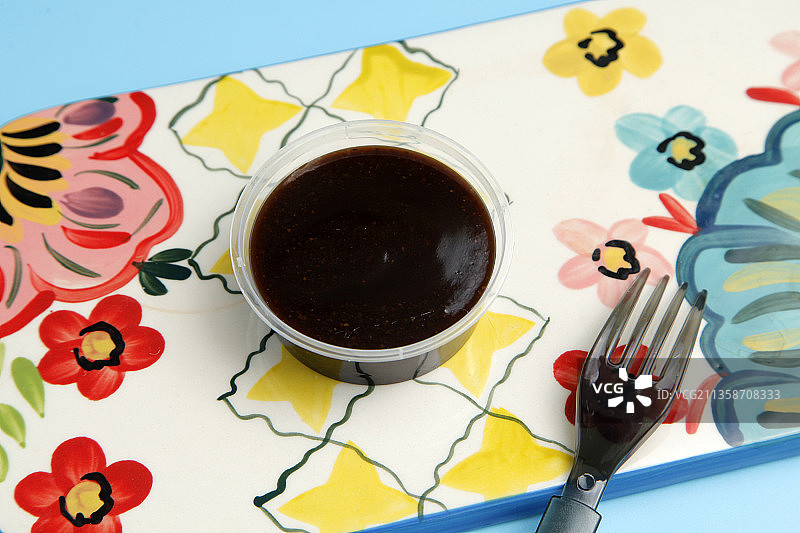 减脂餐胡椒酱蘸料图片素材