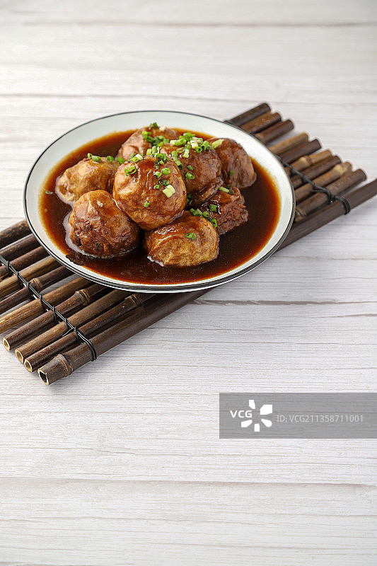 油面筋塞肉图片素材