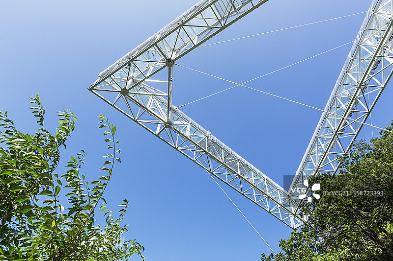 长春 神鹿峰 高空 玻璃栈道 胆小 害怕 小心 谨慎 行走图片素材
