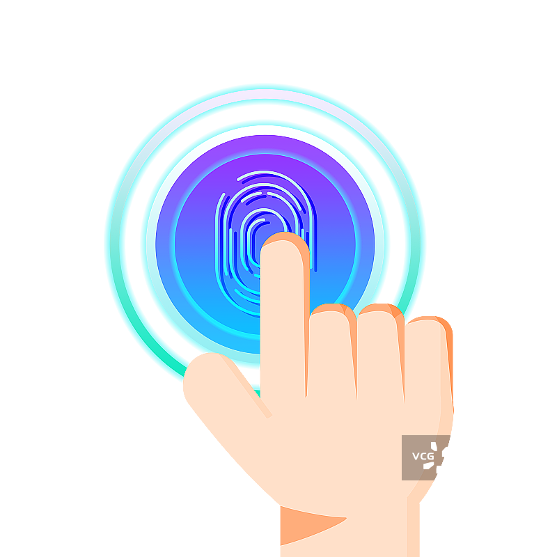 指纹识别图片素材