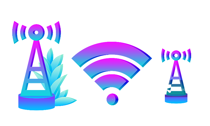 网络信号元素图片素材