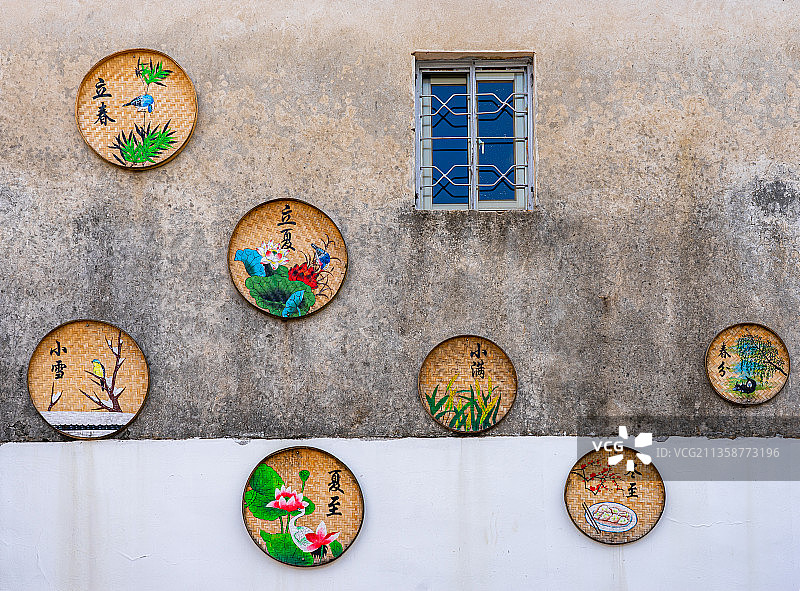 广东省惠州市墨园村古村落乡村振兴自然风光图片素材