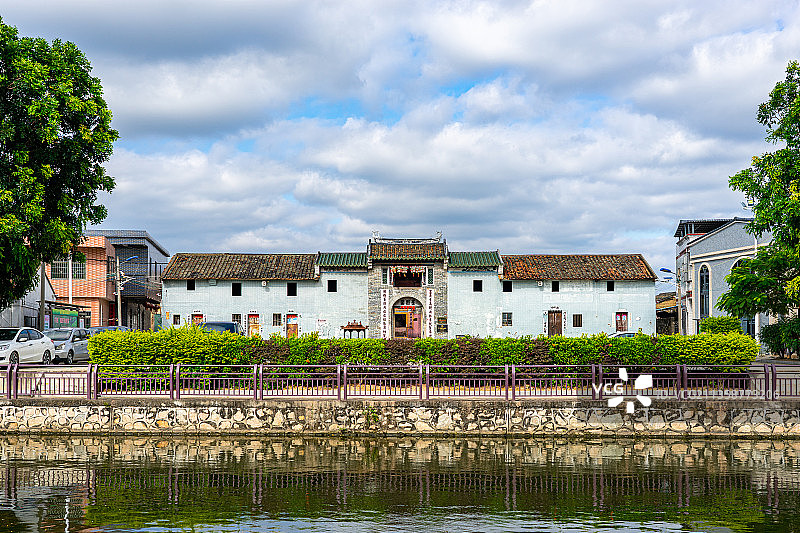 广东省惠州市墨园村古村落乡村振兴自然风光图片素材