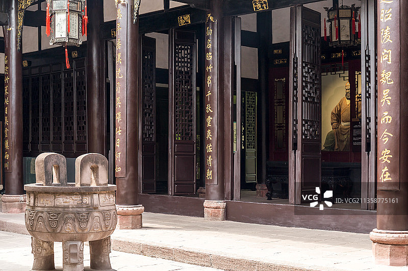 成都武侯祠汉昭烈庙景点图片素材