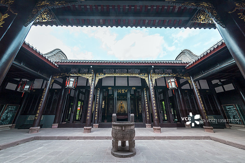 成都武侯祠汉昭烈庙景点图片素材