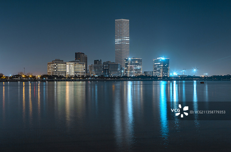 上海黄浦江夜景图片素材