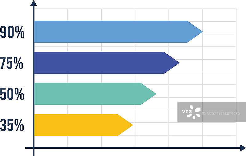 统计箭头信息图图片素材