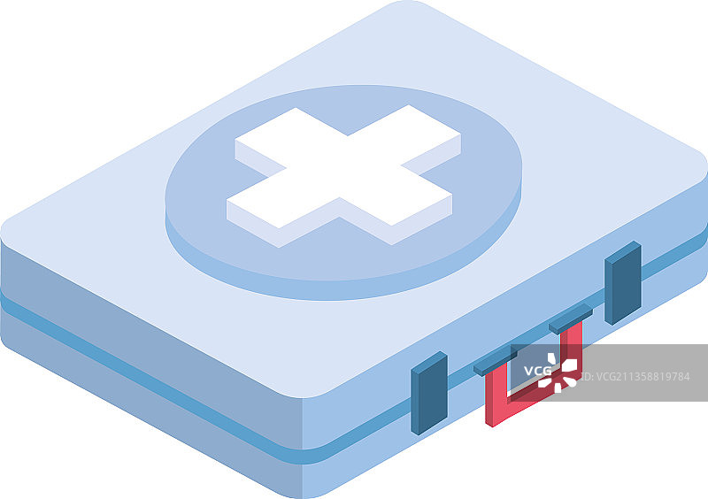 医疗箱2.5D图片素材