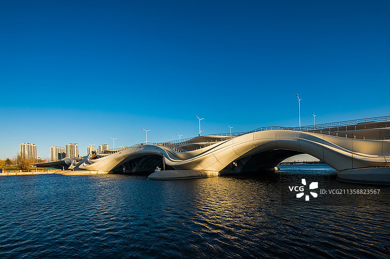 北京通州区千荷泻露桥图片素材