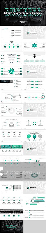 黑色创意商务简约商业计划书PPT案例图片素材