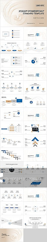 金色简约个人工作述职报告工作总结PPT素材下载图片素材