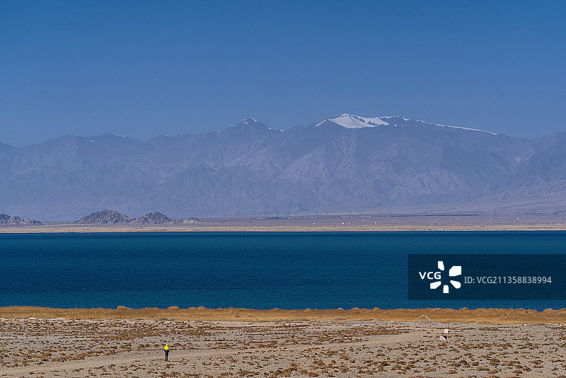 小柴旦湖图片素材