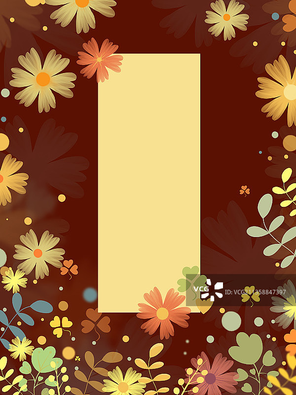 花背景红色图片素材