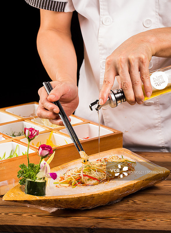 顺德拌鱼生图片素材