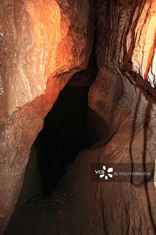 北京市门头沟区八奇洞：洞内风光图片素材