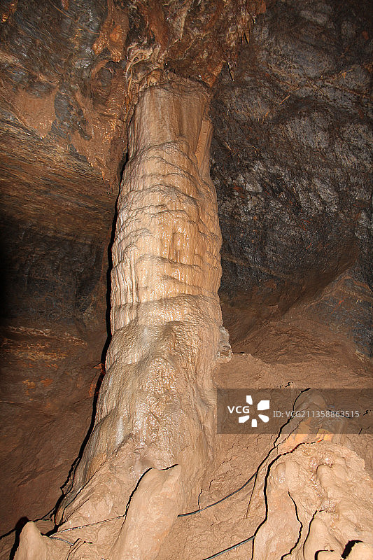 北京市门头沟区八奇洞：洞内风光图片素材