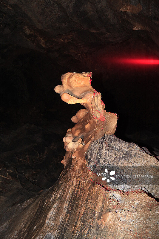 北京市门头沟区八奇洞：洞内风光图片素材