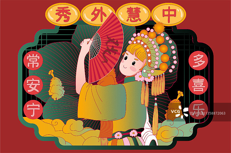 国潮戏剧表演图片素材