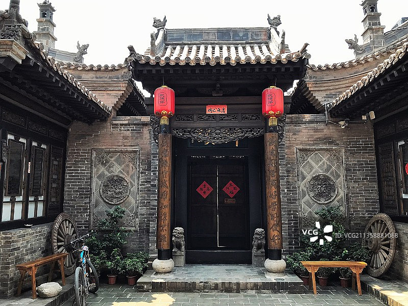 山西吕梁杏花村汾酒文化园图片素材