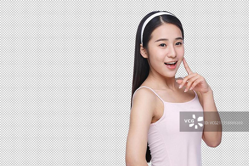 时尚活力的年轻女孩图片素材