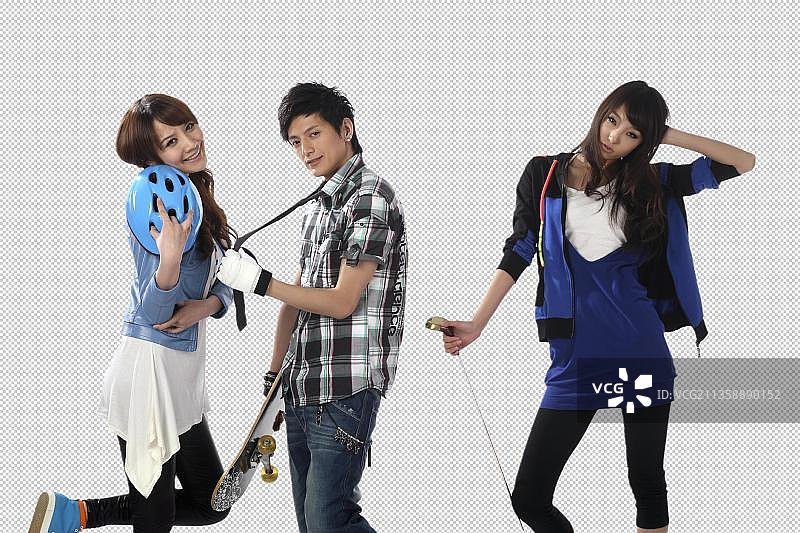 东方青年时尚生活图片素材