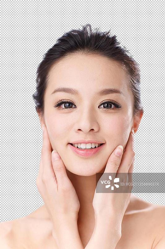 东方女人肖像图片素材