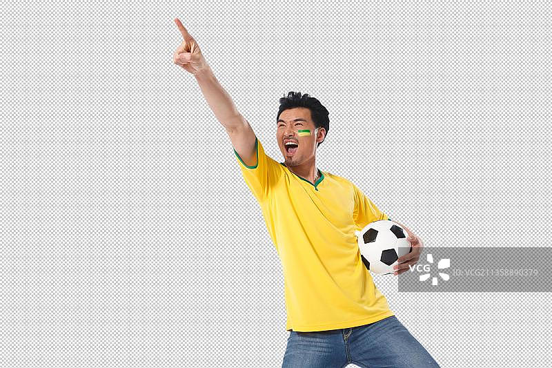 中国男球迷图片素材