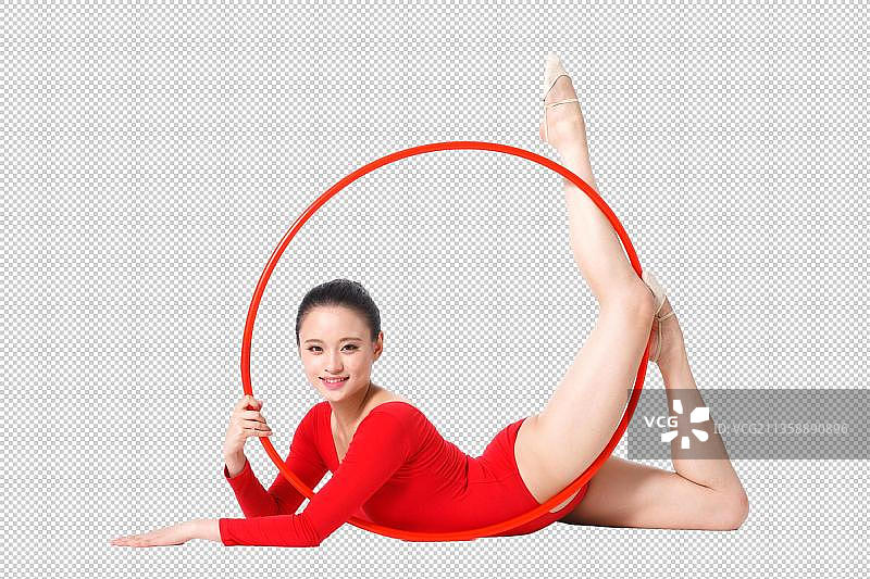 体操女运动员图片素材