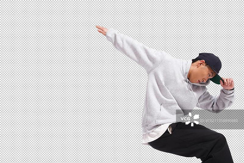 嘻哈风格的年轻人跳街舞图片素材