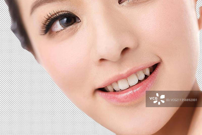 东方女人妆面图片素材