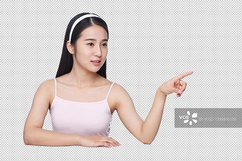 时尚活力的年轻女孩图片素材