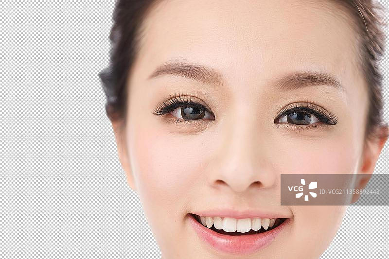 东方女人妆面图片素材