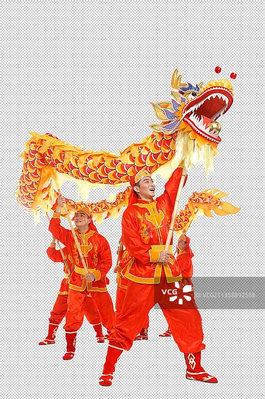 舞龙表演图片素材